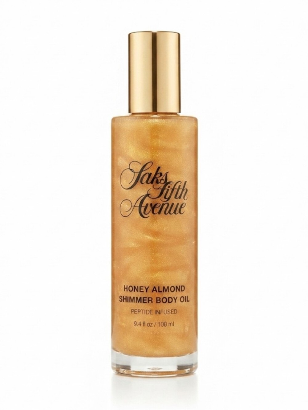 Saks Fifth Avenue Honey Almond Shimmer Body Oil - Gold